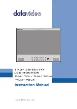 Preview for 1 page of Datavideo TLM-170LM Instruction Manual