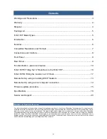 Preview for 2 page of Datavideo TLM-170P Instruction Manual