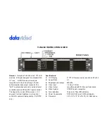 Datavideo TLM-404 Instruction Manual preview