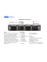 Preview for 1 page of Datavideo TLM-404H Quick Start Manual