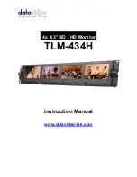 Datavideo TLM-434H Instruction Manual preview