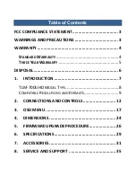 Preview for 2 page of Datavideo TLM-700UHD Instruction Manual