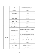 Preview for 22 page of Datavideo TLM-700UHD Instruction Manual