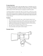 Предварительный просмотр 6 страницы Datavideo TP-100 Instruction Manual