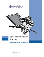 Datavideo TP-650 Instruction Manual preview