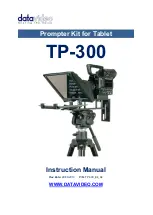 Datavideo TP300-B Instruction Manual preview