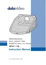 Datavideo WM-1 Series Instruction Manual предпросмотр