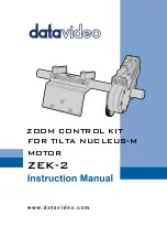 Datavideo ZEK-2 Instruction Manual preview