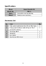 Preview for 23 page of Datavideo ZEK-2 Instruction Manual