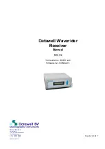 Предварительный просмотр 1 страницы Datawell BV RX-C4 Manual