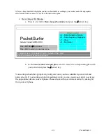 Preview for 17 page of Datawind PocketSurfer User Manual