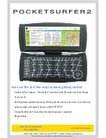 Предварительный просмотр 2 страницы Datawind PocketSurfer2 Quick Start Manual
