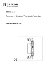 Datcon DT1010 Series Operating Instructions Manual preview