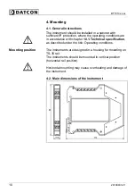 Preview for 10 page of Datcon DT1010 Series Operating Instructions Manual