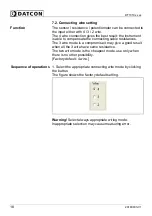 Preview for 18 page of Datcon DT1010 Series Operating Instructions Manual