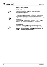 Preview for 34 page of Datcon DT1010 Series Operating Instructions Manual