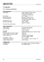 Preview for 36 page of Datcon DT1010 Series Operating Instructions Manual