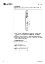 Предварительный просмотр 20 страницы Datcon DT1012 IP Operating Instructions Manual