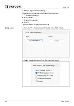 Предварительный просмотр 22 страницы Datcon DT1012 IP Operating Instructions Manual