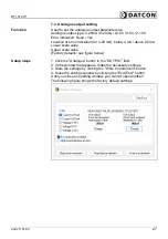 Предварительный просмотр 27 страницы Datcon DT1012 IP Operating Instructions Manual