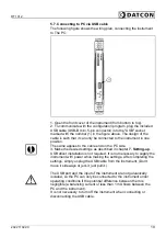 Предварительный просмотр 19 страницы Datcon DT1012 Operating Instructions Manual