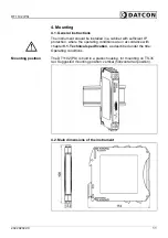 Preview for 11 page of Datcon DT1102 (PS) Operating Instructions Manual