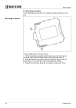 Preview for 12 page of Datcon DT1102 (PS) Operating Instructions Manual