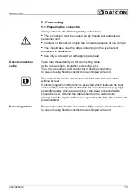 Preview for 13 page of Datcon DT1102 (PS) Operating Instructions Manual