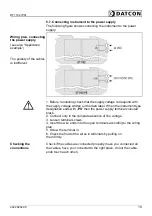 Preview for 19 page of Datcon DT1102 (PS) Operating Instructions Manual