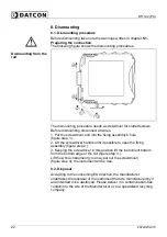 Preview for 22 page of Datcon DT1102 (PS) Operating Instructions Manual