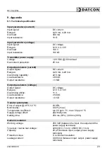 Preview for 23 page of Datcon DT1102 (PS) Operating Instructions Manual