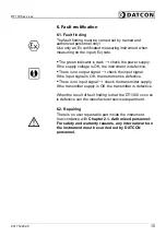 Preview for 15 page of Datcon DT1300 Series Operating Instructions Manual