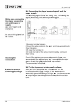 Предварительный просмотр 16 страницы Datcon DT1310 Series Operating Instructions Manual