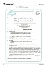 Предварительный просмотр 42 страницы Datcon DT1310 Series Operating Instructions Manual