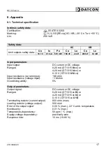 Preview for 17 page of Datcon DT1315 Series Operating Instructions Manual