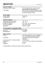 Preview for 18 page of Datcon DT1315 Series Operating Instructions Manual