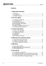 Preview for 2 page of Datcon DT1361 Operating Instructions Manual