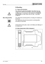 Preview for 13 page of Datcon DT1361 Operating Instructions Manual