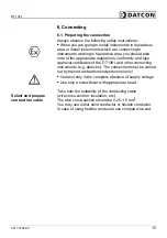 Preview for 15 page of Datcon DT1361 Operating Instructions Manual