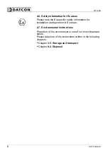 Preview for 6 page of Datcon DT1364 Operating Instructions Manual