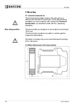 Preview for 14 page of Datcon DT1364 Operating Instructions Manual