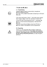 Preview for 19 page of Datcon DT1364 Operating Instructions Manual