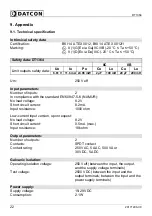 Preview for 22 page of Datcon DT1364 Operating Instructions Manual