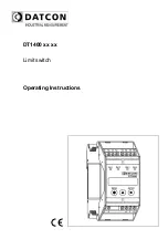 Datcon DT1400 Series Operating Instructions Manual предпросмотр