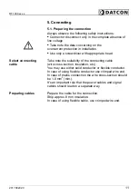 Preview for 11 page of Datcon DT1400 Series Operating Instructions Manual