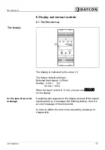 Preview for 17 page of Datcon DT1400 Series Operating Instructions Manual