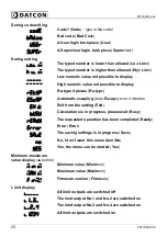 Preview for 20 page of Datcon DT1400 Series Operating Instructions Manual