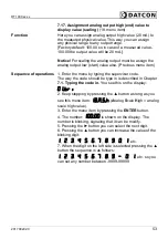 Preview for 53 page of Datcon DT1400 Series Operating Instructions Manual