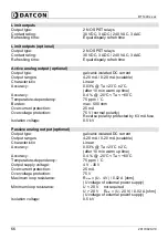 Preview for 66 page of Datcon DT1400 Series Operating Instructions Manual