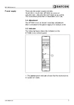 Preview for 7 page of Datcon DT1600 U Series Operating Instructions Manual